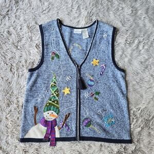 Winter theme sweater vest